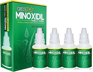 Crecepelo Minoxidil Hair Growth Solution, 5% Topical Solution with Natural Extracts, 3.2 fl oz - NDC: 78192-400